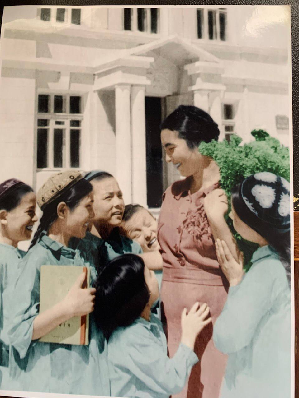 Habiba Mirsagatova with her students
